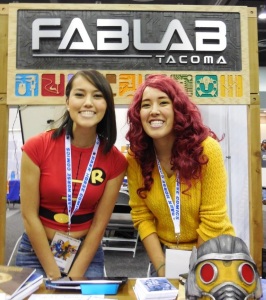 FabLab Tacoma's booth