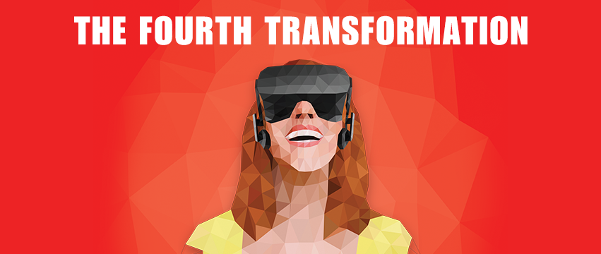 Cover photo from the book by Robert Scoble and Shel Israel titled "The Fourth Transformation - How Augmented Reality and Artificial Intelligence Change Everything"