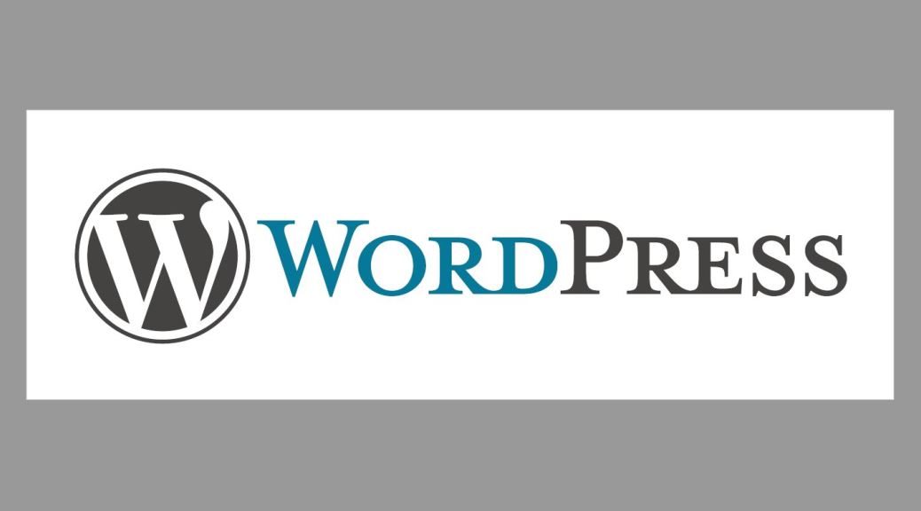 WordPress name and logo